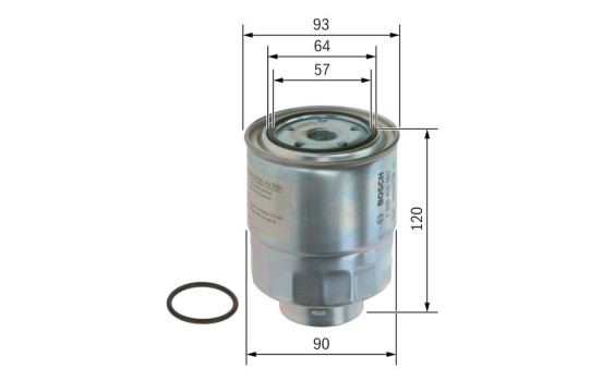 Fuel filter N2063 Bosch, Image 6