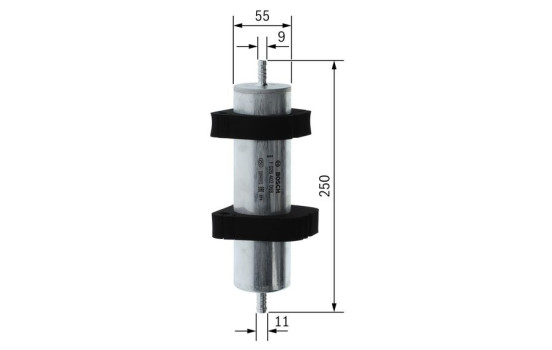 Fuel filter N2068 Bosch, Image 9