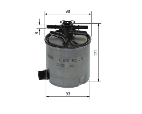 Fuel filter N2072 Bosch, Image 5