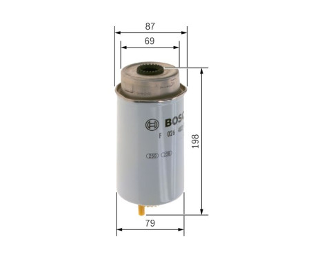 Fuel filter N2079 Bosch, Image 5