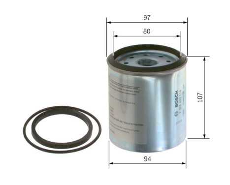 Fuel filter N2114 Bosch, Image 5