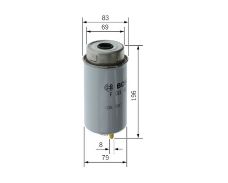 Fuel filter N2121 Bosch, Image 5