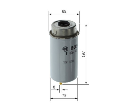 Fuel filter N2122 Bosch, Image 5