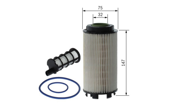 Fuel filter N2183 Bosch, Image 5
