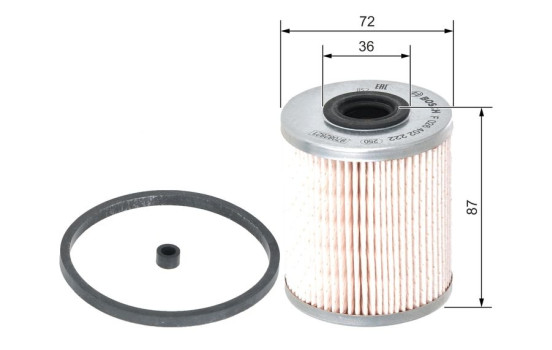 Fuel filter N2222 Bosch