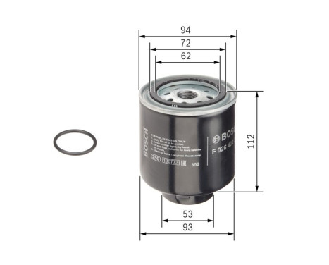 Fuel filter N2223 Bosch, Image 3