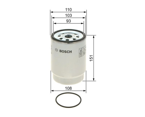 Fuel filter N2242 Bosch, Image 5