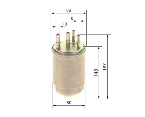 Fuel filter N2244 Bosch, Image 4