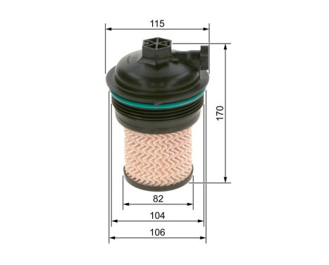 Fuel filter N2247 Bosch, Image 5
