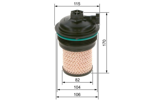 Fuel filter N2247 Bosch, Image 5