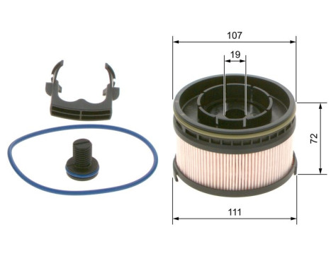 Fuel filter N2261 Bosch, Image 5