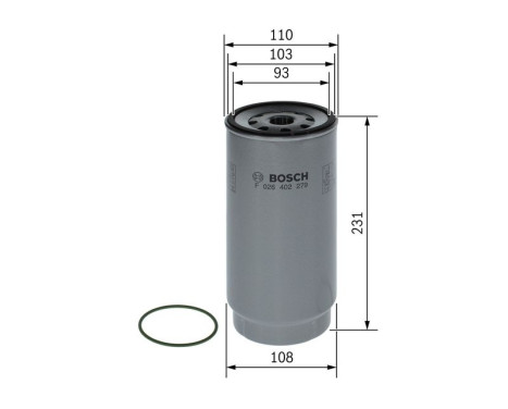 Fuel filter N2279 Bosch, Image 5