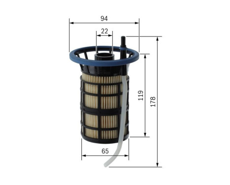 Fuel filter N2291 Bosch, Image 5