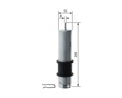 Fuel filter N2358 Bosch, Image 5