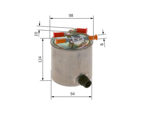Fuel filter N2742 Bosch, Image 2