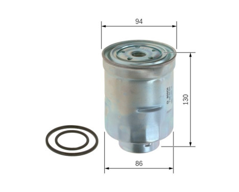 Fuel filter N2830 Bosch, Image 5
