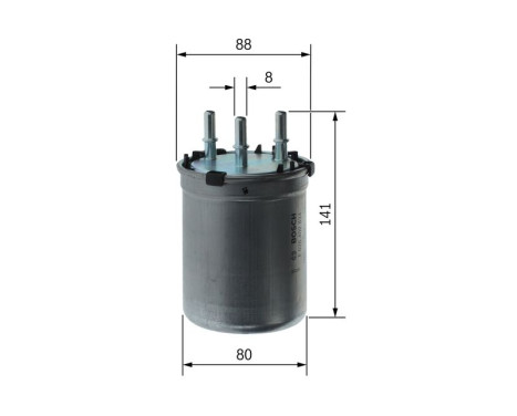 Fuel filter N2834 Bosch, Image 6