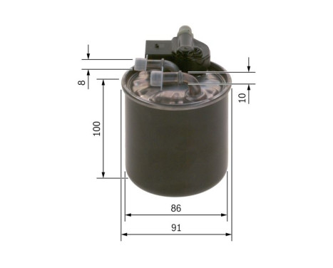 Fuel filter N2836 Bosch, Image 2