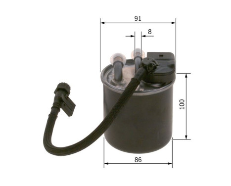 Fuel filter N2841 Bosch, Image 5