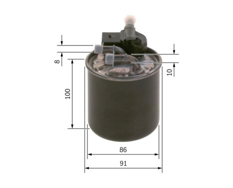Fuel filter N2843 Bosch, Image 5