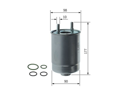 Fuel filter N2850 Bosch, Image 6