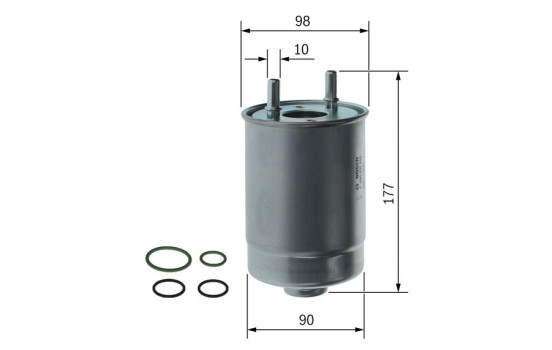 Fuel filter N2850 Bosch, Image 6