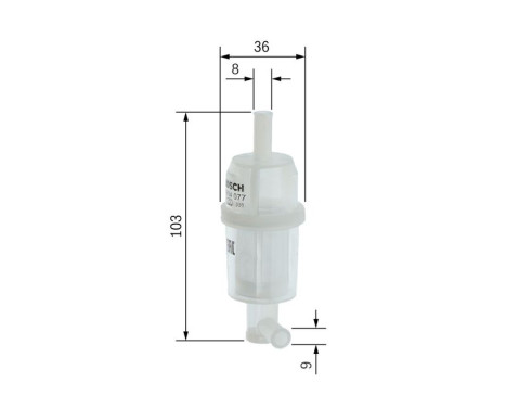 Fuel filter N4077 Bosch, Image 6