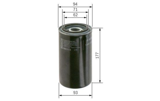 Fuel filter N4180 Bosch, Image 4