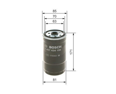 Fuel filter N4198 Bosch, Image 6