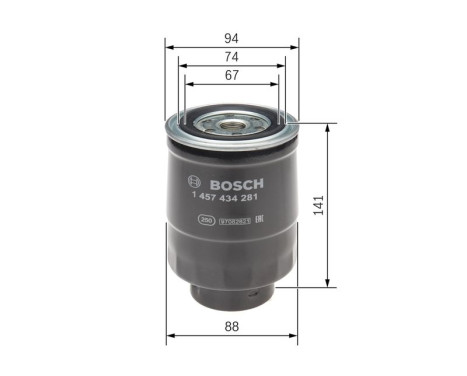 Fuel filter N4281 Bosch, Image 6