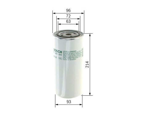 Fuel filter N4294 Bosch, Image 5