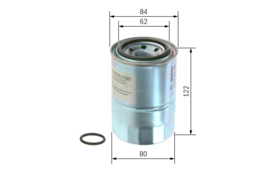 Fuel filter N4435 Bosch, Image 4