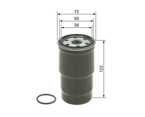 Fuel filter N4440 Bosch, Image 8