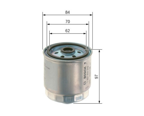 Fuel filter N4443 Bosch, Image 4