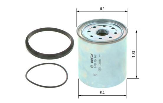 Fuel filter N4448 Bosch, Image 5