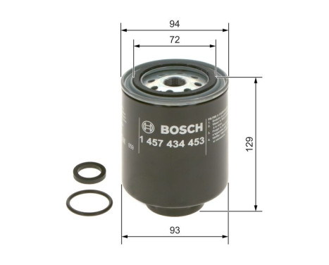 Fuel filter N4453 Bosch, Image 6