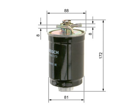 Fuel filter N6373 Bosch, Image 6