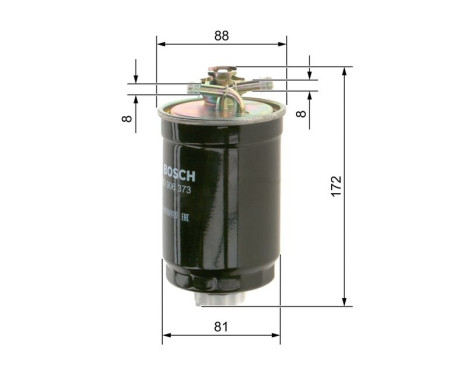 Fuel filter N6373 Bosch, Image 2