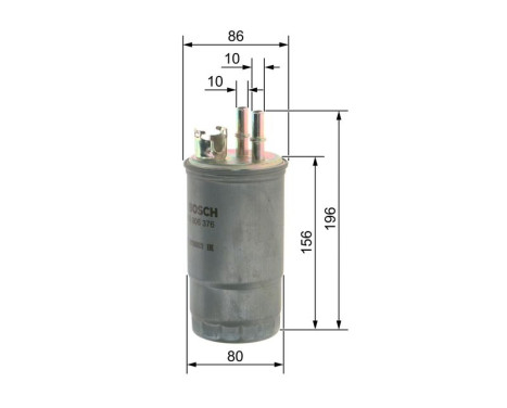 Fuel filter N6376 Bosch, Image 4