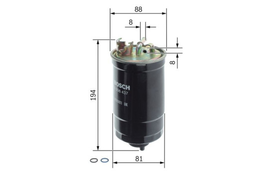 Fuel filter N6437 Bosch