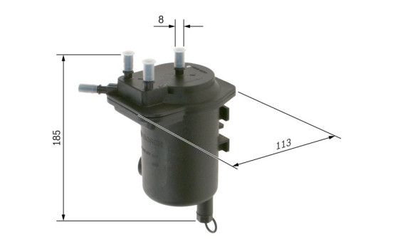 Fuel filter N7011 Bosch, Image 5