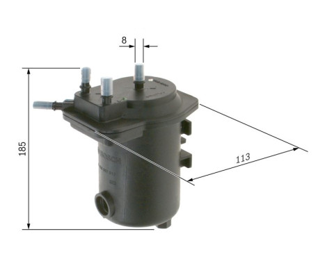 Fuel filter N7012 Bosch, Image 5