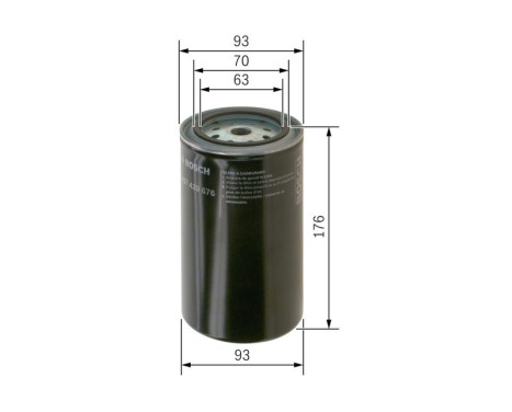 Fuel filter N9676 Bosch, Image 4