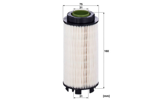 Fuel filter PU 834/3 x MANN-FILTER, Image 2