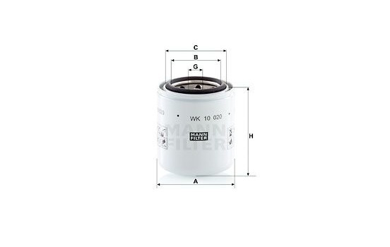 Fuel filter WK 10 020 Mann