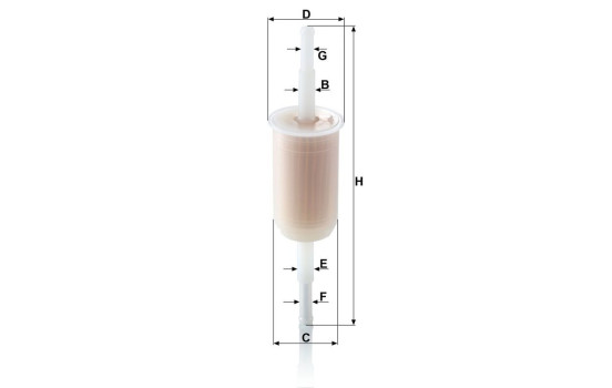 Fuel filter WK 32 (10) MANN-FILTER, Image 2