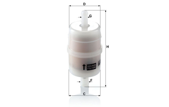Fuel filter WK 32/6 Mann, Image 3