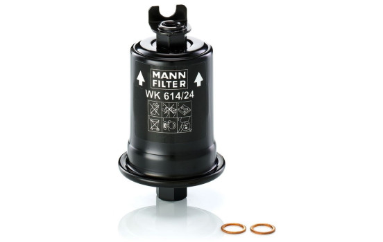Fuel filter WK 614/24 x MANN-FILTER, Image 2