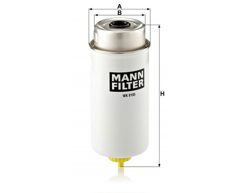Fuel filter WK 8105 Mann, Image 2