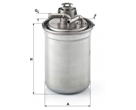 Fuel filter WK 823/3 x Mann, Image 2